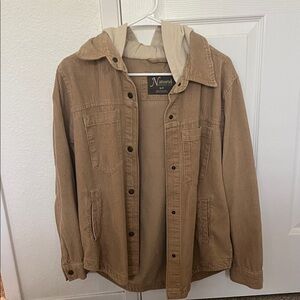 Tan Corduroy Jacket for Women